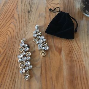 Dramatic Glam Dangly Costume Earrings